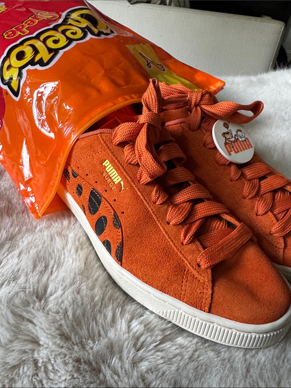 Puma Limited Edition x Cheetos Orange Suede Sneakers